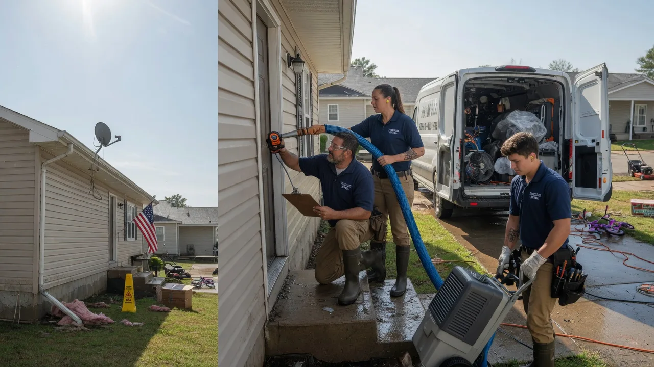 Ceiling Water Damage Restoration in Braggadocio, MO near me
