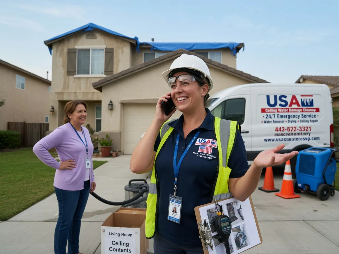 Ceiling Water Damage Restoration Braggadocio, MO FAQs